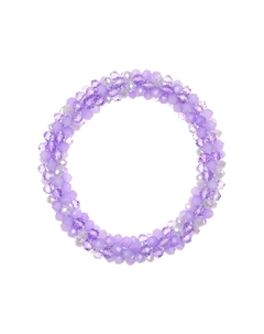 Резинка для волос с бисером, сиреневая Rena chris