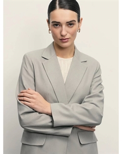 Однобортный жакет с содержанием льна Zarina