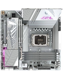 Материнская плата Z890M AORUS ELITE WIFI7 ICE, Socket LGA 1851, Intel Z890, mATX, Ret Gigabyte