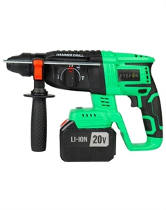 Аккумуляторный перфоратор ZKCH20 PRO (20В, Li-ion 2x6.0Ач, з/у, кейс) 083-1060 Zitrek