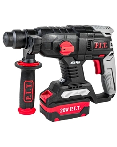 Аккумуляторный перфоратор PBH20H-22A/1 (20В, 2.0Дж, 2реж, Ø22мм, 1акб, ЗУ, кейс) P.i.t.