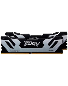 Оперативная память Kingston DDR5 48Gb (2x24Gb) 8400MHz Fury Renegade Silver (KF584CU40RSK2-48)