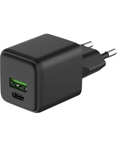 Сетевое зарядное устройство Rexant 25 Вт, USB, EU, USB type-C, Quick Charge, PD, черный (18-2203)