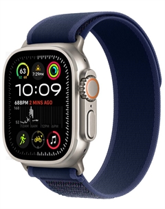 Часы Watch Ultra 2 (2024) Natural Titanium +ремешок Trail Loop Blue (S/M) Apple
