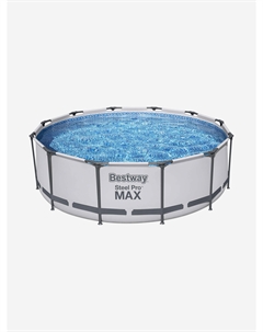 Бассейн 56260 каркасный Steel Pro Max 366х100 см, объем 9150 л, Серый Bestway