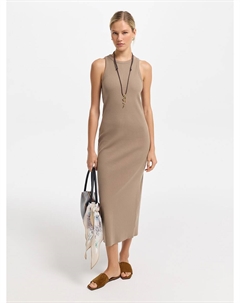 Трикотажное платье из хлопка Love republic