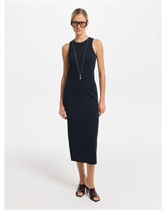 Трикотажное платье из хлопка Love republic