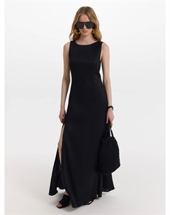 Платье макси из льна и вискозы Love republic