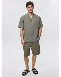 Шорты из смесового льна Sela