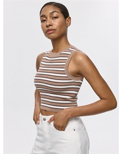 Вязаный топ в полоску Sela