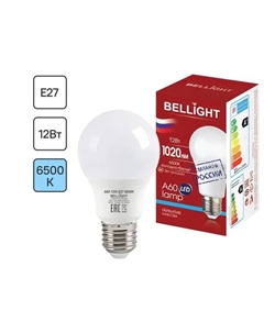 Лампа светодиодная E27 220-240 В 12 Вт груша матовая 1020 лм холодный белый свет Bellight