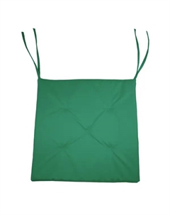 Подушка для стула 40x40 см цвет зеленый Linen way