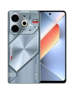 6.8" Смартфон TECNO Pova 6 12/256Gb, NFC, AMOLED, 120Гц, 6000мAч, серый Tecno