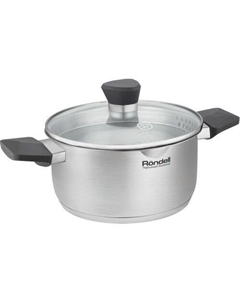 Кастрюля 2.8л Strike Grey Ultra RDS-1948, нержавеющая сталь, с крышкой Rondell