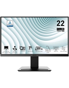 Монитор 22" PRO MP223 VA 1920x1080 1ms HDMI, VGA Msi