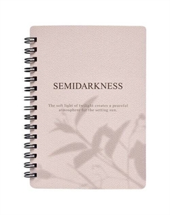 Блокнот 102х142 мм, 80 листов, клетка, мягкий переплет, спираль. Коллекция Shadow, бежевый Be smart