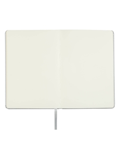 Скетчбук "Студия" 80 л 140 г, серебро, твердая обложка, на резинке, слоновая кость Gamma