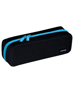 Пенал мягкий 1 отделение "Blue" 205*60*65 мм, полиэстер Berlingo