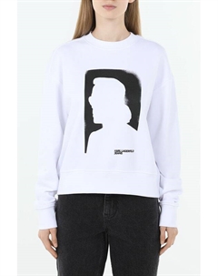Свитшот хлопковый с логотипом Karl lagerfeld jeans