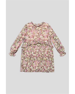 Платье с рюшами и цветочным принтом Mayoral