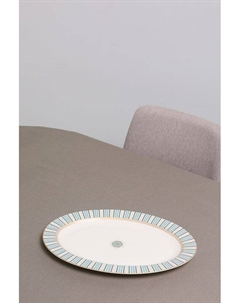 Блюдо фарфоровое с принтом Liberty Pozzi milano 1876