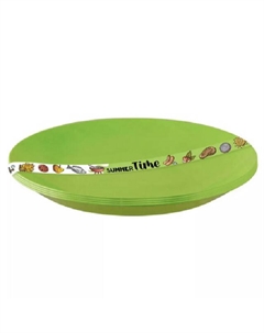 Набор тарелок Summer time 4шт 19см пластик Полимербыт