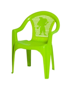 Кресло детское 38х35х53,5см салатовое пластик Нет марки