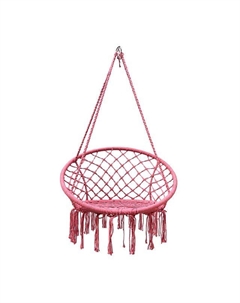 Гамак-кресло подвесное PINK розовый сталь, хлопок, полиэстер (до 120кг) Нет марки