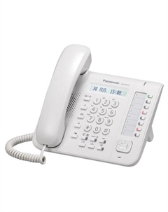 VoIP-телефон Panasonic KX-NT551RU, монохромный дисплей, PoE, белый