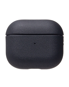 Чехол PCP12, экокожа для Apple AirPods (3-го поколения), черный (238206) No name