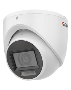 Камера HD-TVI/AHD/CVI/CVBS F-AC-2352M 2.8 мм уличная, купольная, 5 Мпикс, CMOS, до 20 кадров/с, до 2960x1665, ИК подсветка 30 м, -40 - +60, белый (F-AC-2352M) Iflow