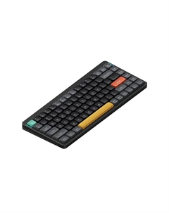 Клавиатура проводное/беспроводное AIR75 V2, механическая, Gateron 2.0 Blue Switch LP, подсветка, Bluetooth/Радиоканал/USB, черный (AIR75v2-BB-2) Nuphy