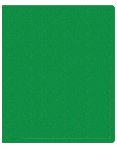 Папка на кольцах пластик, зеленый (-ECB413/2RGREEN) Buro