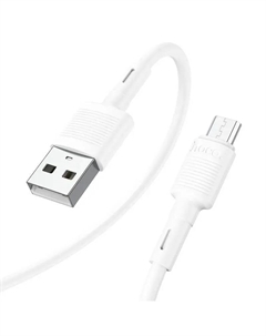 Кабель USB-Micro USB, 2.4A, 1 м, белый, HOCO X83 Victory (6931474770899) Hoco