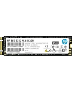 Твердотельный накопитель (SSD) 512Gb S750, 2280, M.2 (16L56AA#ABB) Hp