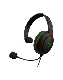 Проводная гарнитура HYPERX Cloud Chat для Xbox Series/One, черный/зеленый HX-HSCCHX-BK/WW Hyperx