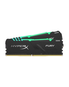 Оперативная память HyperX Fury RGB 32 ГБ (16 ГБ x2) DDR4 3600 МГц без ECC RAM DIMM HX436C18FB4AK2/32 Hyperx