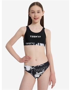 Купальник раздельный для девочек, Черный Termit