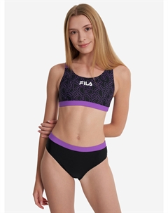 Купальник раздельный для девочек, Черный Fila