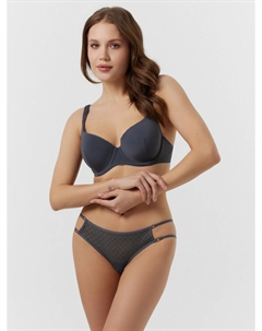 Трусы бразилиана женские серые Mark formelle