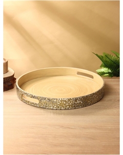 Поднос, 40×40×5 см, бамбук Nobrand