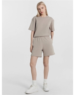 Шорты женские в кофейно-коричневом цвете Mark formelle