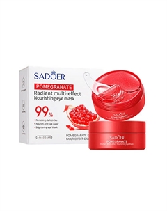 Увлажняющие гидрогелевые патчи для кожи вокруг глаз с экстрактом граната Sadoer