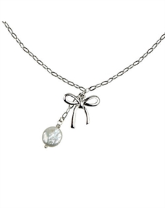 Колье с жемчугом и бантом Lanzerotti