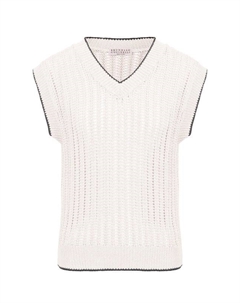 Хлопковый жилет Brunello cucinelli