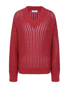 Хлопковый свитер Brunello cucinelli