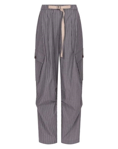 Хлопковые брюки-карго Brunello cucinelli