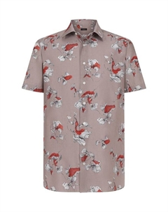 Рубашка изо льна и хлопка Zilli