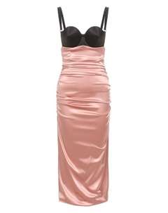 Атласное платье Dolce&gabbana