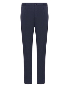 Брюки из хлопка и шелка Marco pescarolo